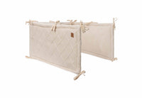 Playpen Bumper - Check Knit