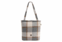 Wickeltasche Shopper - Check Boucle