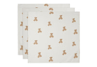 Cloth Muslin 70x70cm - Teddy Bear - 3 Pack