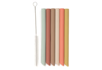 Straws Silicone - Multicolour - 6 Pack
